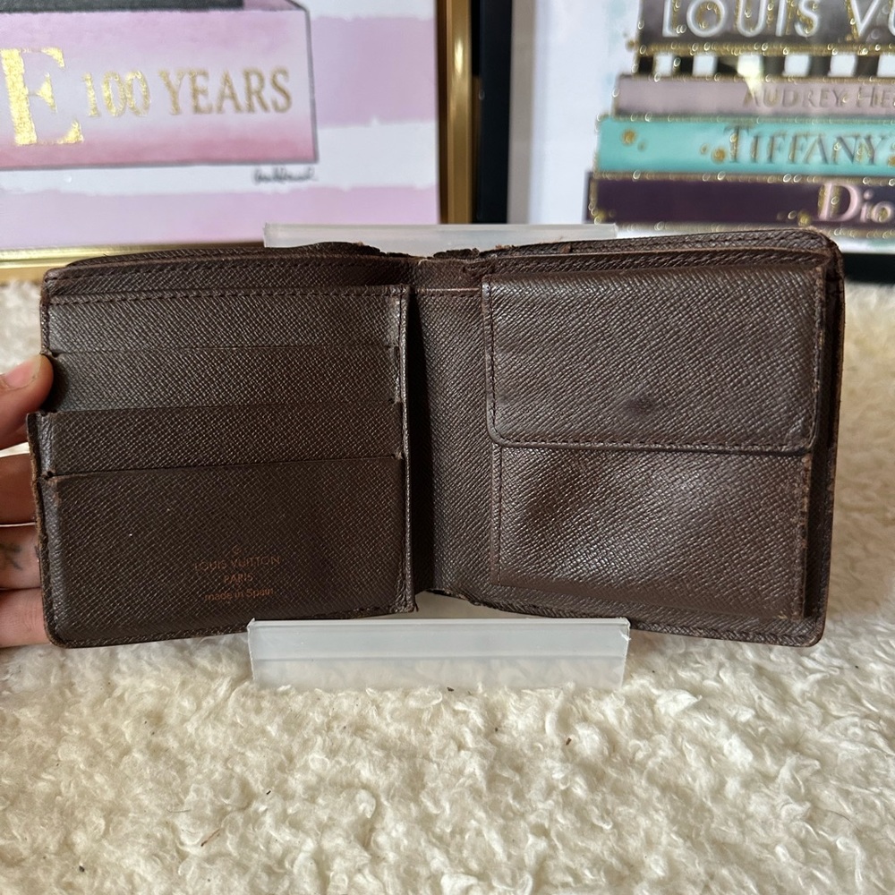 Louis Vuitton Damier Ebene Men’s bifold Wallet - Picture 10 of 12